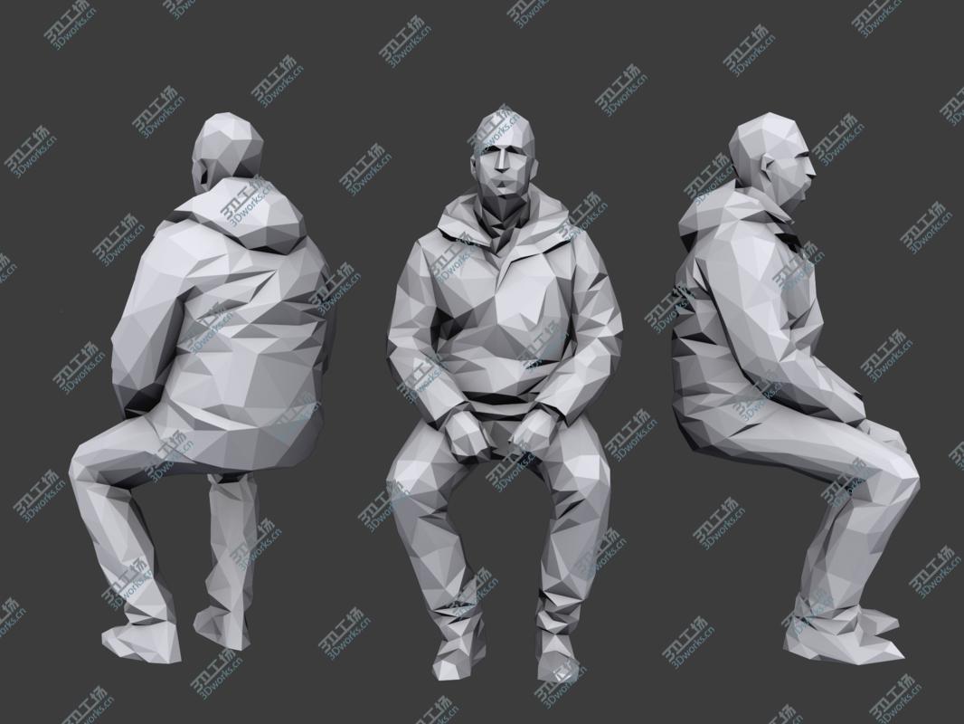 images/goods_img/2021040164/Lowpoly People Sitting Pack Vol. 2/3.jpg